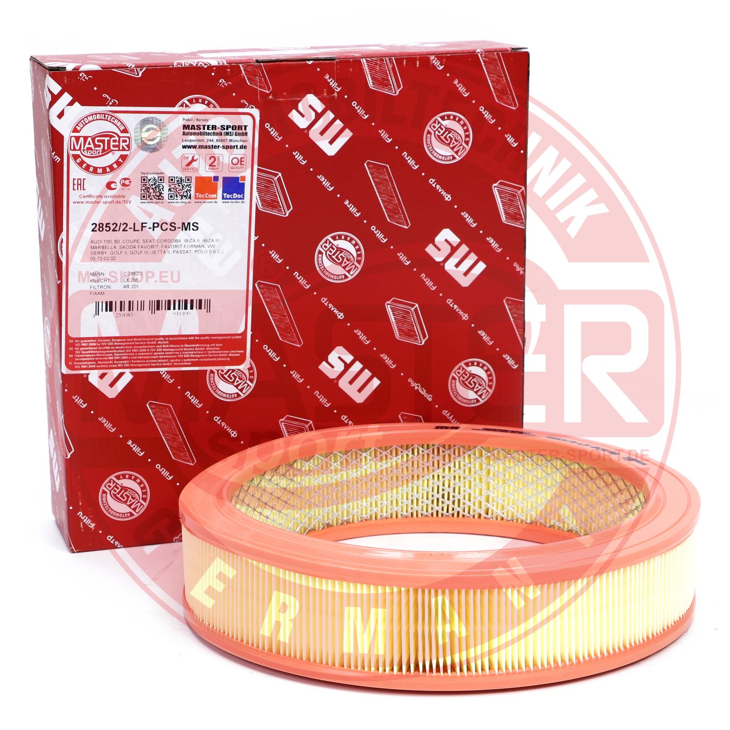 Filtru aer MASTERSPORT GERMANY 2852/2-LF-PCS-MS